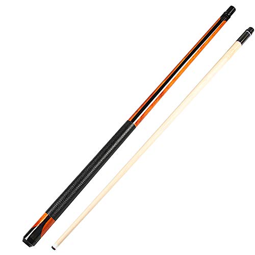 Taco de billar de madera de arce 147 cm naranja