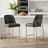 CHITA Counter Height Bar Stools Set of 2, FSC Certified...