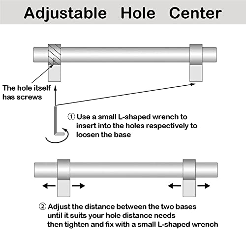 Naubea Glass And Gold Cabinet Knobs 6 Pack Clear Crystal Drawer Knobs, 2 Inch(50Mm) T Bar Single Hole Brushed Brass Cabinet Knobs, Kitchen Cabinet Hardware, Gold Knobs For Cabinets Drawers Dresser #TOP4