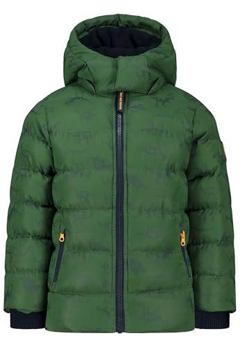 SALT AND PEPPER Jungen Winterjacke mit reflektierendem Allover Dino Print