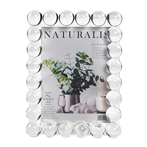 DONOUCLS Crystal 5x7Inch Picture Frame Decor Wedding Frame Tabletop Display Display Pictures 5x 7 Comes with Gift Box