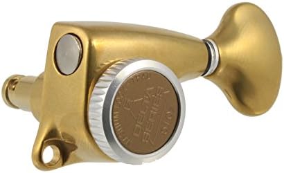 Gotoh Delta 6L Locking Tuners Antique Gold
