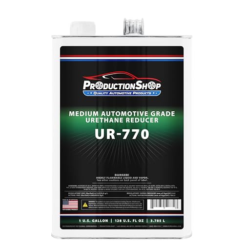ProductionShop - UR770 Medium Urethane Reducer (Gallon) for Automotive Paint and Industrial Paint Use - High Performance Automotive Grade