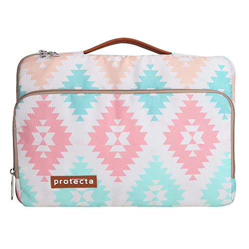 Protecta Oscar 360˚ Protection Waterproof 13.3 Inch Laptop Bag for Men & Women Ideal for Office & College with Soft Interiors & Retractable Handle - (Aztec Print)