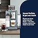 Delonghi Rivelia EXAM440.55.G, Fully Automatic Coffee Machine with LatteCrema Hot, Automatic Milk Frother, Compact Size Bean to Cup Coffee Machine, 16 Recipes, Full Touch Colored Display, Pebble Grey