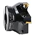 Accusize Industrial Tools 3 inch Indexable Face Milling Cutter 90 Degree, Positive Rake with Tpg322, 2508-0018