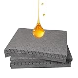 30 Stück Universelle Ölsaugtücher Ölbindematte Saugmatte Ölabsorbierende Matten für Werkstatt, Verschüttete Flüssigkeiten auf Öl und Wasserbasis