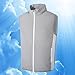Cooling Vest for Men AC Jacket with 2PCS Fans Ice Cool Air Conditioned Shirt Lightweight Outdoor Workwear for Hot Summer