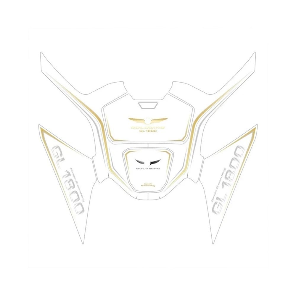 Accessories for Ho&nda Goldwing GL 1800 Goldwing 1800 GL1800 18-23 Motorcycle Stickers Fuel Tank Protector Decals Parts Motorcycle Tank Pad