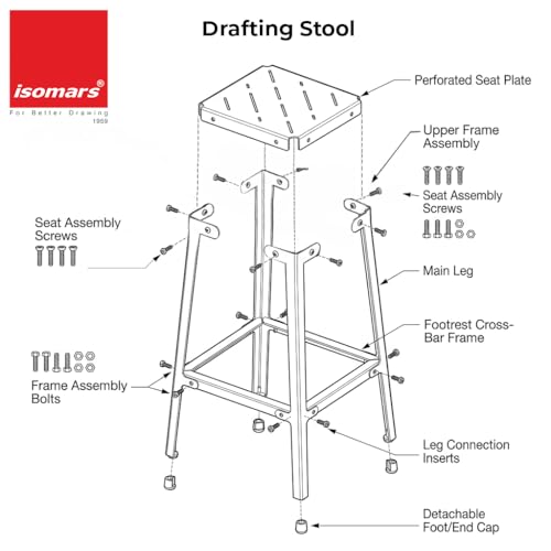 Image of Isomars A1 Adjustable Drafting Table, Green Finish, Height Adjustable 35 inch to 47 inch, 180 Tilting Drawing Board, Professional Art & Drafting Desk for Architects, Engineers, Artists & Designers