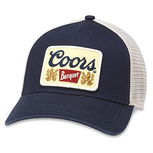 Image of AMERICAN NEEDLE Coors Banquet Beer Patch Unisex Adjustable Snapback Baseball Hat