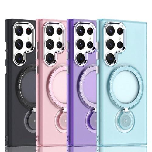 Coque transparente violette pour Samsung S23 Ultra antichoc et anti chute - 6
