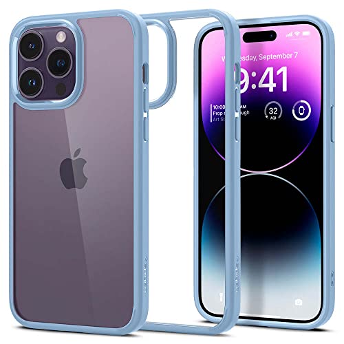 Spigen Schutzhülle für iPhone 14 Pro Max, Ultra-Hybrid, ohne Magnetring, Anti-Vergilbung, Sierrablau