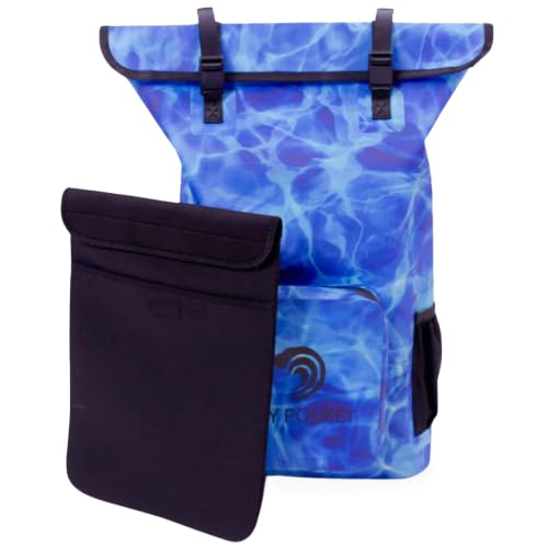 Mochila Dry Pocket Apparel Magnaguard de 25 litros impermeable, color azul aqua miniatura 4