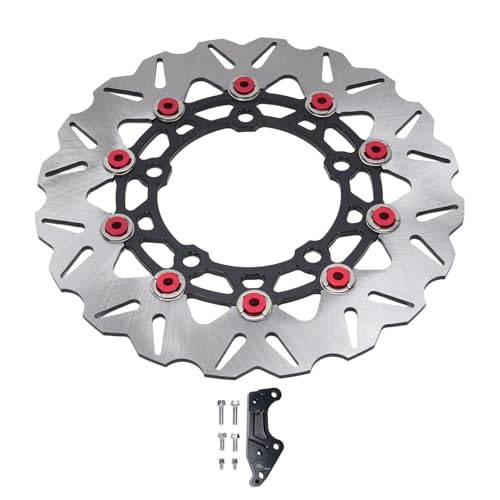 Rotor de disque de frein avant 300 mm moto rouge 2017-2025 pour remplacement origine