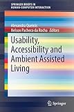  Usability, Accessibility and Ambient Assisted Living (Human–Computer Interaction Series)