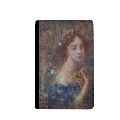 Porte-Passeport Peinture à l'huile Miss Fall XJJ pour l'Aéroport