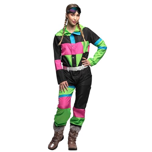 Combinaison de ski pour femmes Boland costume des années 80 pour fêtes à thème