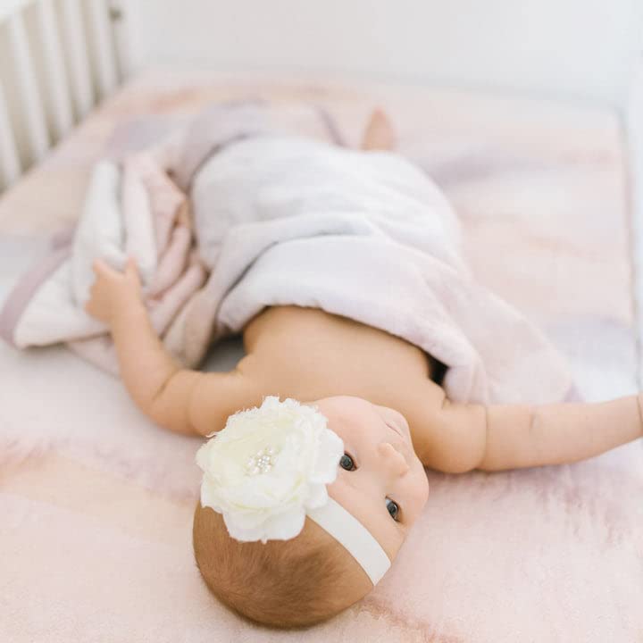 Image of Oilo Crib Sheet, Breathable Turkish Cotton Jersey Fitted, 300 Thread Count, Machine Washable, Designed for Standard Crib Mattresses and Toddler Beds (28 inch x 52 inch x 9 inch), (Sandstone)