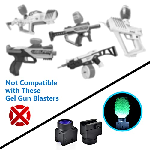 Tansar Gel Ball Blaster Activator, Gel Gun Accessories With 3 Packs Glow In The Dark Splat Gun Ammo, Compatible With Orbeez Gun And Splatter Ball Gun #TOP2