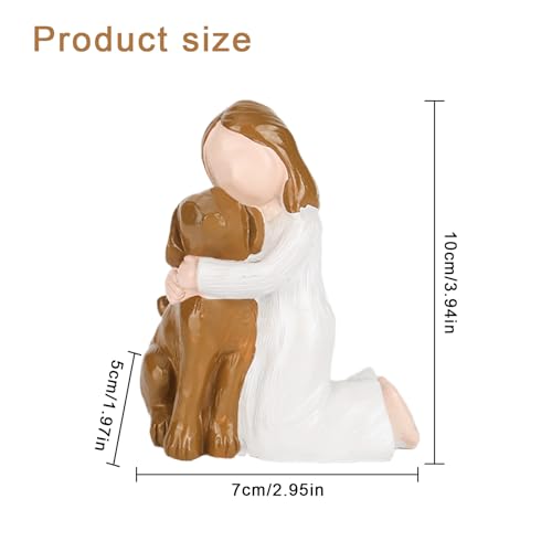 Hund Deko Engel Trauer Geschenk Schutzengel Gedenkstein Statue Für Thanksgiving Weihnachten Heimdekoration Ornament Gedenkgeschenke