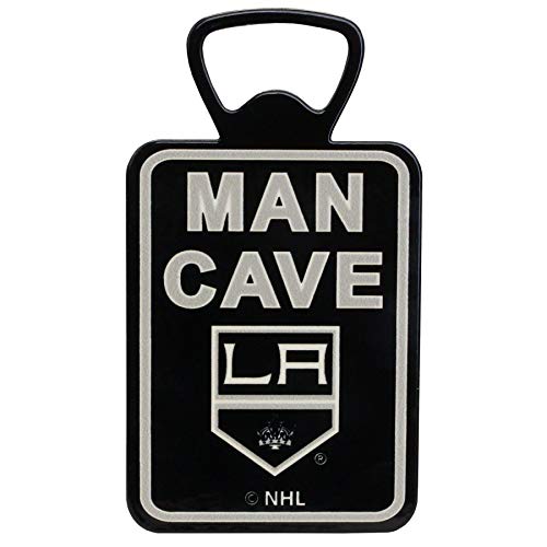 Authentic Street Signs Los Angeles Kings Man Cave NHL 4 x 2.5 inch Super Steel Magnet Bottle Opener