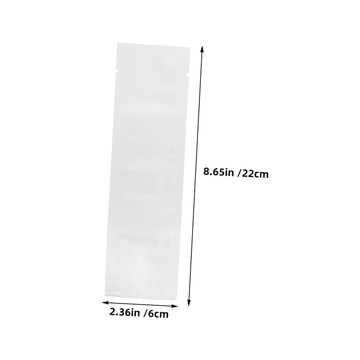 MUCKLILY Protein Powder Packaging Bag 100 Pcs Mini Vacuum Sealer Bags Aluminum Storage Pouches for Snacks and Foods