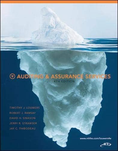 Auditing & Assurance Services, 4th Edition