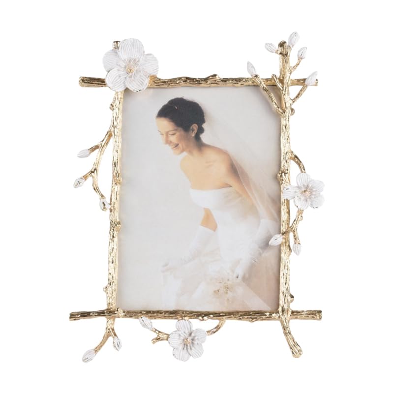 Cadre photo decoratif retro moderne en email de luxe 12.7 x 17.8 cm
