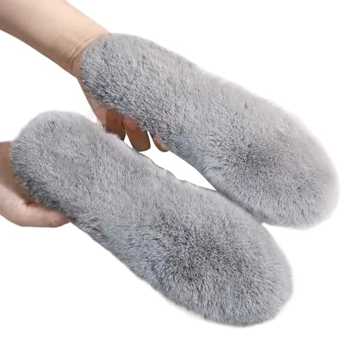 Plantillas de lana de cordero para mujer, juego de plantillas gruesas suaves para invierno, plantilla de lana suave y cálida, suelas interiores cómodas acolchadas para clima frío, invierno, camping