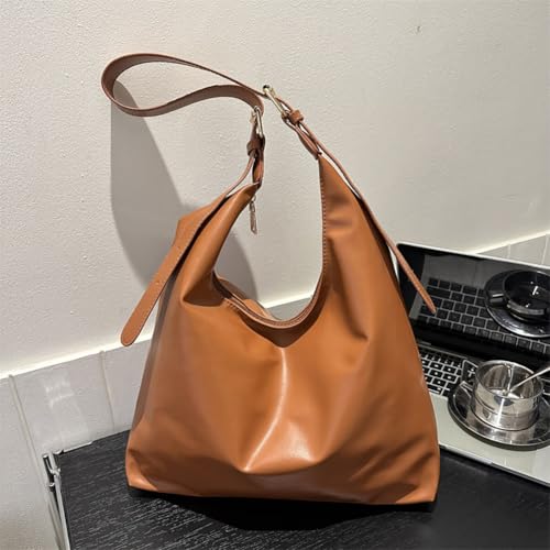 Bolso de hombro para mujer cuero casual minimalista miniatura 4