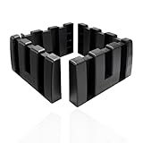 ZNDAW 4PCS Multipurpose Cargo Organizer Blocks, Plastic Car Trunk Storage Organizer Blocks Used with Wool Carpet, Adjustable Trunk Divider Cargo Containment System for Car SUV Van