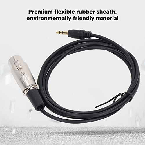Cable adaptador XLR a 3.5mm de 1.5 metros miniatura 2