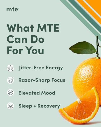 Image of MTE Caffeine-Free Energy Drink Powder with Paraxanthine - Clean Energy for Focus, Mood & Productivity | 24 Energy Drink Packets