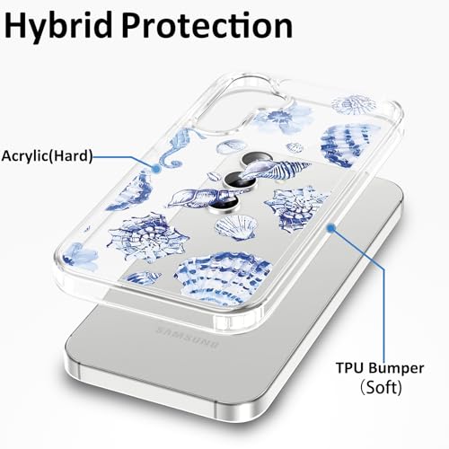 Coque Samsung S24 5G hippocampe transparent TPU souple