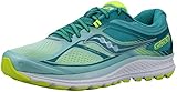 Saucony Women's Guide 10 Teal/Citron Running Shoe 8.5 M US