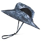 EINSKEY Wide Brim Sun Hat, UPF 50+ UV Protection Waterproof Packable Bucket Hat for Men & Women, Fishing Hiking Beach Garden