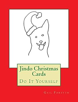 Paperback Jindo Christmas Cards: Do It Yourself Book