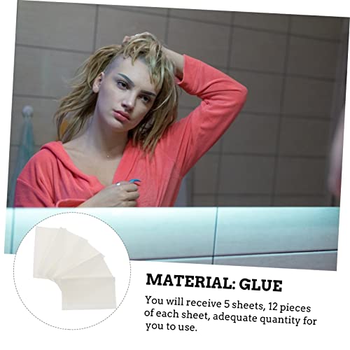 Beavorty 10 Folhas Filme De Extensão De Cabelo Fita Dupla Face Peruca De Renda Peruca Frontal De Ren