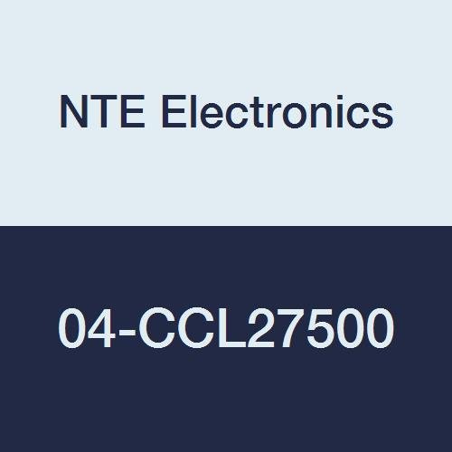 NTE Electronics 04-CCL27500 Nylon Cable Clamp, 0.764" Diameter, 0.472" Width, 0.059" Thickness, Black (Pack of 100)