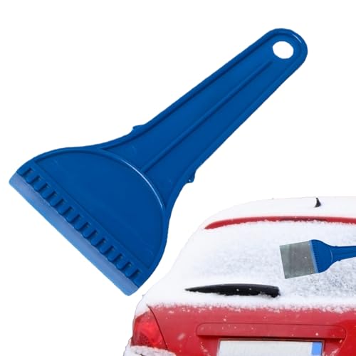 Generisch Car Ice Scraper, Multifunctional Frost Removal Tool, ABS Reusable Scraper for Windshield On Cars Trucks SUVs, Durable Ergonomic Handle with Easy Grip for Winter Snow Cleaning, 8.5x18.3cm