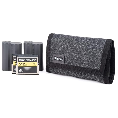 Think Tank Memory Card and Battery Wallet (Black Slate)