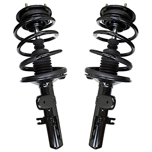 Image of Detroit Axle - Front Coil Spring Struts Tie Rod Suspension Kit for FWD 2005-2007 Ford Five Hundred Montego - 6pc Set