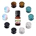 BodyJ4You 10 Pieces Kit Natural Stone Saddle Plugs 8G-24mm Gauges - 5 Pair