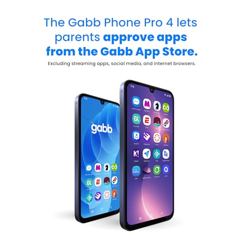 image for Gabb Phone 4 Pro - Best Smartphone for Kids and Teens, GPS Tracker, No