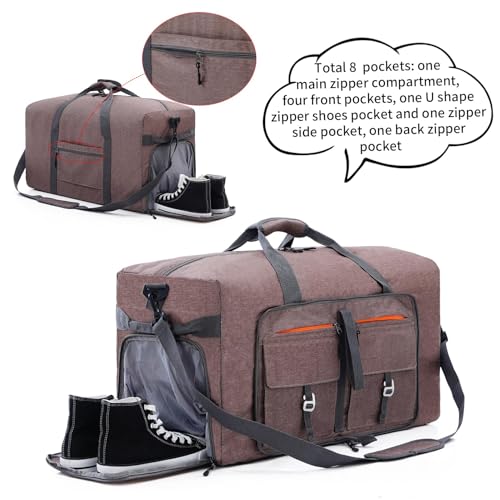 Sac de voyage grande capacité Vomgomfom avec fermeture robuste - 4