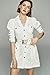 H Preppy Vestido Bordado En Algodón Modelo 7747 Color Blanco (S)
