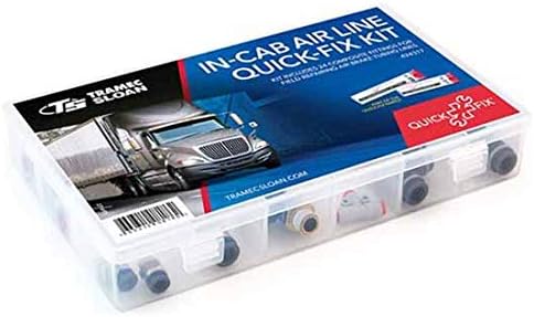 Parts Express In-Cab Air Line Repair Kit (24 Composite & Brass Fittings, 1/8" to 3/8", NPT)