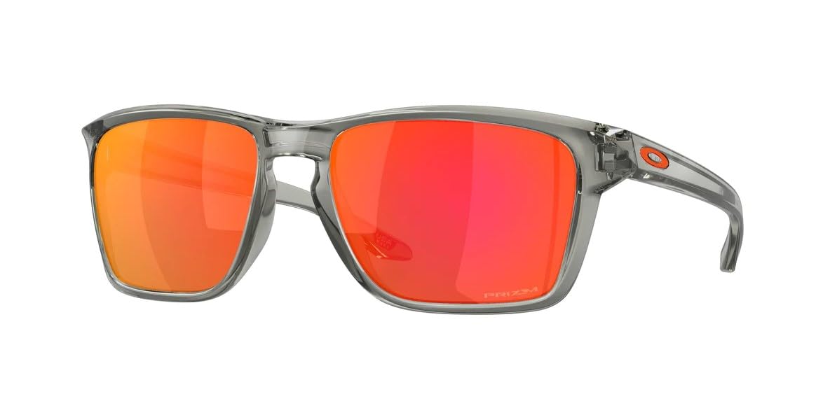 Oakley Sylas OO9448 Sonnenbrille, graue Tinte mit Prizm Rubin-Gläsern, 57 mm, Matte Tinte, Einheitsgröße