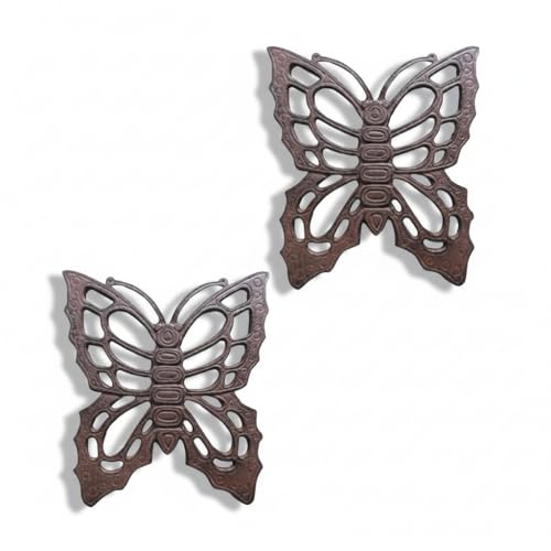 Comfy Hour Cast Iron Butterfly Stepping Stones